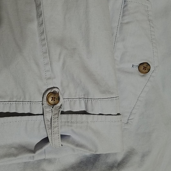 Joe Fresh Light Blue Trench Coat - Picture 6 of 7